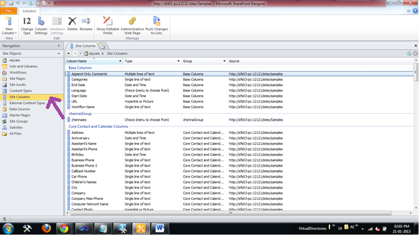 How to Create a Site Column in SharePoint 2010 - SharePoint Pals